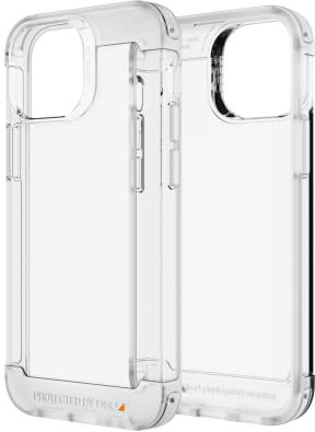 ZAGG Gear4 Havana D30 Protective Case for iPhone 13 Mini, Slim, Shockproof, Wireless Charging, (Clear)
