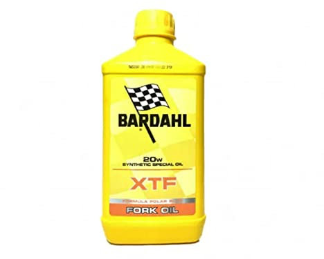 Bardahl XTF Fork Oil, Olio Sintetico per Forcelle, Confezione da 1 Litro (SAE 20W)