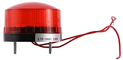 Orton LED-Industrieblitz AC 220 V Stroboskop-Lampe Unfallwarnlampe Rot Lte-5061