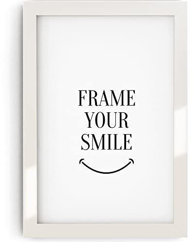 MONFRAME Bilderrahmen Modern - 30x40 cm - Weiß glanz - mit Acrylglas