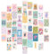 TNSLAND Wandcollagen Aesthetic Deko Poster Set, 50 Stk Boho Bilder Schlafzimmer Fotosammlung, Vintage Wohnheim, VSCO Wall Collage Wanddruck Kit Raumdekoration für Mädchen Teenager