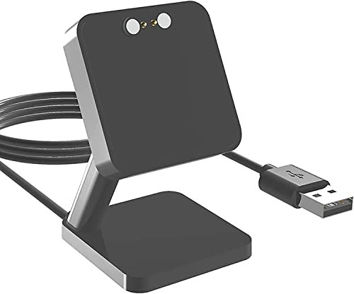 Blueshaweu Ladegerät Kompatibel mit Gydom IDW13 Smartwatch 1.8, USB Ladekabel Schnellladegerät Lade Dock für TOOBUR IDW13 / Gydom IDW13 Smartwatch (schwarz)