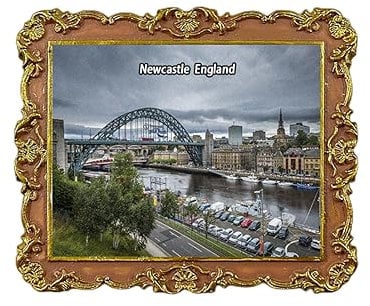 Newcastle England UK Refrigerator Magnet 3D Travel Souvenir Fridge Decoration Magnetic Sticker Craft Collection