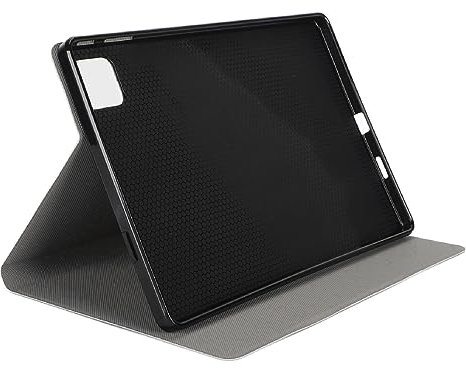 Étui pour Tablette Blackview Tab13, Housse de Support Pliable en Cuir PU pour Tab 13, Résistant aux Chutes, Protection Complète, Trous Précis (Gris)