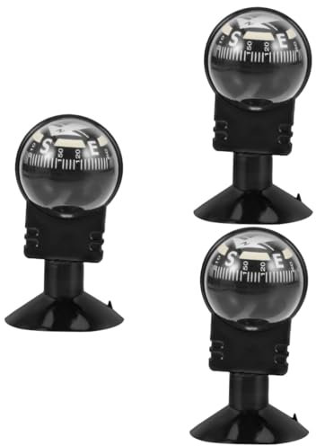 Sosoport 3 Stücke Automotive Auto Kompass Dashboard Marine Boot LKW Kunststoff Stilvolle für Fahrzeug