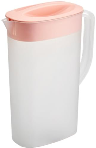 Jouges à eau avec couvercles, cruche à eau pour réfrigérateur 2,5 L épaississant les cruches à eau avec les couvercles récipient d'eau à la chaleur et au froid avec filtre pour les bois de fruits d'e