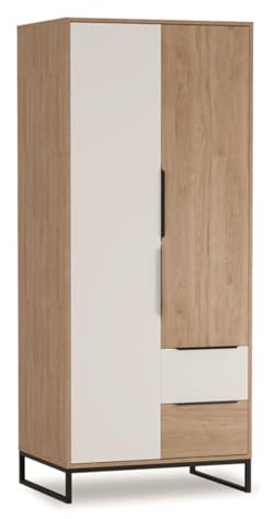 Generisch Kleiderschrank LANDRO SZ2D2SZ Schrank Schwebetürenschrank