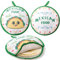 Cedilis 3 Pack Microwaveable Tortilla Warmer Pouch, 12 Inch/30 cm Insulated Fabric Tortilla Warmer, Keeps Warm for Corn Flour Taco Tortillas Bread