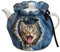 Poceacles Funny Cat Print Tea Cosy for Teapot Tea Pot Dust Cover Keep Warm Breakfast Pot Protector Cover Washable Kettle Cover for Teapot Coffee Pot for Hotel Tea Party Restaurant
