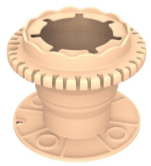 Pennello per pittura Rinser Strumento di pulizia Multifunzionale Esagonale Paint Rinser Tipi adatti Penne per la pulizia della tazza per tutti i coperchi dell'olio più pulito e risciacquo tazza
