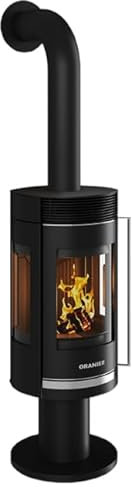Oranier | Kaminofen | Rota Twist | 5,5 kW | Stahl Schwarz