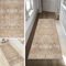 Poaegle Tapis de couloir de style bohème - Long - Antidérapant - Lavable - Style vintage - 40 x 60 cm - Durable - Tapis de couloir - Vendu au mètre