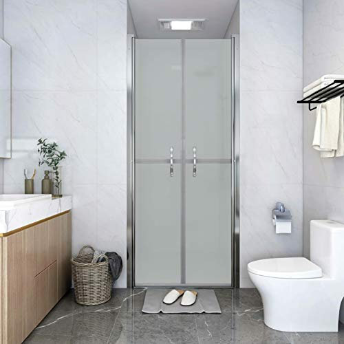 Sufrk Porte de douche ESG givrée - Paroi de douche pliable - 86 x 190 cm