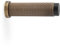 Rubber Tip Knurled Wall Mounted Doorstop - Antique Brass 75mm Cylinder Rose Door