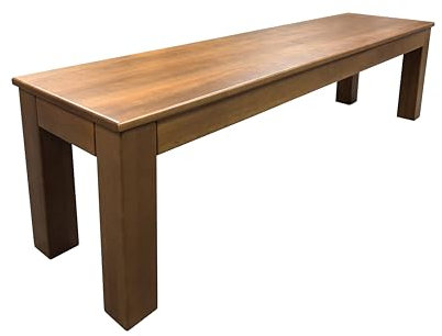 Krok Wood Sitzbank aus Massivholz in Buche, Farbe Dunkle Eiche (Bonn 140x35x45 cm)
