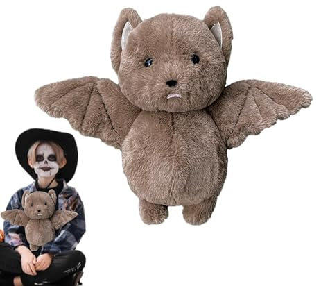 Fledermaus-Plüsch Gruseliges Goth Fledermaus Stofftier Fledermaus-Plüschtier Superweiches Kuscheltier Weicher Umarmender Plüsch Puppentaschenanhänger Halloween-Dekoration