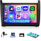 Hikity 8 Core 2G+64G Android 15 Autoradio per VW Polo 2011-2016 9 Pollici Car Radio Stereo Auto con Wireless Carplay Android Auto 59UI GPS WiFi 32EQ Bluetooth FM RDS SWC MIC Telecamera Posteriore
