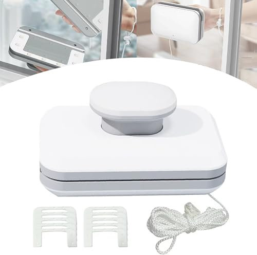 OUYUEZYR Magnetic Car Window Cleaner,Magnetic Window Cleaner for Home, Office, Car Glass,Windshield Magnetic Car Window Cleaner，Magnetic Window Cleaner Tool for Glass Thickness 3.14-5.9 inch