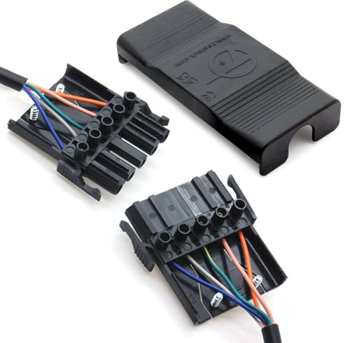 Unvented Components Europe 5-Way Plug/Socket with Strain Relief, E5PLUG TeslaUK (4)