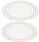 ABOOFAN 2st Blattkeramikplatte Snackteller Aus Porzellan Schmuckschale Vintage-teller Obsttablett Dessert-tablett Vintage Süßigkeitenteller Speiseteller Dessertschalen Dessertteller Blue