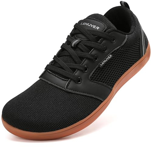 gitzing Barefoot Shoes for Womens Mens Wide Outdoor Trail Minimalist Running Trainers Walking Shoes Lightweight and Breathable Sneakers Unisex