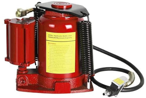 Ariete idraulico, Manuale + Pneumatico 20T Auto Idraulico Verticale Pneumatico Jack Riparazione/Cambio Pneumatici Booster Idraulico Strumenti di Riparazione Auto per uso a lungo termine