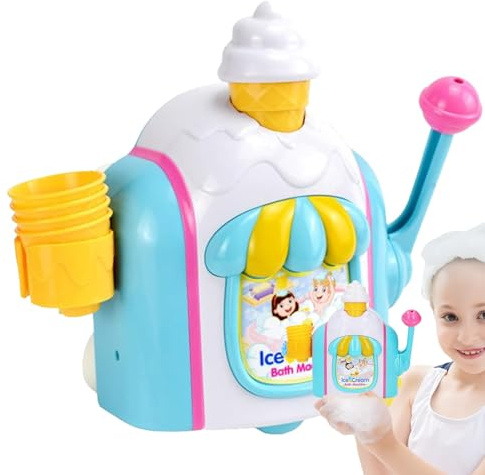 Bath Blasenmaschine,Wassereis Hersteller | Blasenmacher Spielzeug Für Kinder Weihnachten Geburtstag Badezimmer Dusche Wanne Spaß Baby Badewanne Unterhaltung,Spaß Freude Geschenk Weihnachten