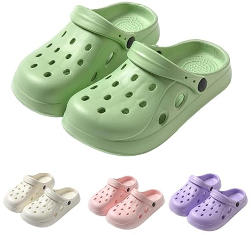 Générique Sabot De Jardin Femme Perforés Chaussures Respirant Antidérapants Confortable Résistant Souple Eva Mules Facile À Mettre Décontracté Occasionnels Quotidiens Intérieur Extérieur Clogs