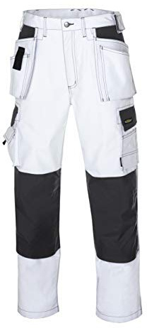 teXXor Arbeitshose Twill Bundhose T/C Panama Canvas Arbeitsbundhose weiß 106