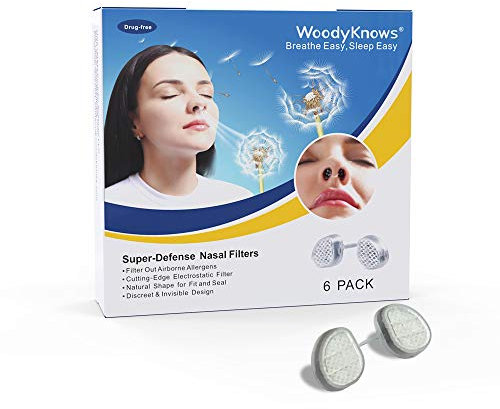 WoodyKnows Super-Defense-Nasenfiltern (Schmal, M, 6 Stück)