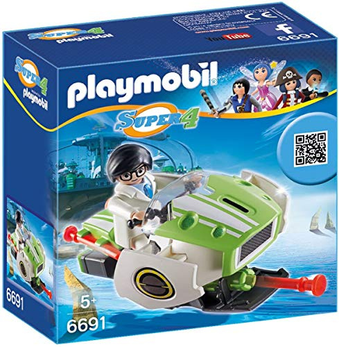 Playmobil 6691 SUPER 4 Skyjet, Fun Imaginative Role-Play, PlaySets Suitable for Children Ages 4+