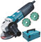 MEULEUSE MAKITA Ø 125 MM 1100 W (KIT D'ACCESSOIRES) - GA5040RKDJ