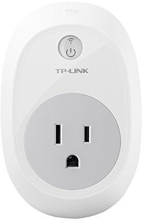 TP-Link Wi-Fi Smart Plug HS100 Works with Alexa, Control Your Devices from Anywhere - White (UK Plug) by TP-LINK