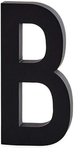 Design Letters Floating House Letters (A-Z) | Aluminium House Numbers | Modern Door Numbers Black | 50mm House Signs Designed in Denmark | Alphabet for Street, Home, Address, Front Door, Apartment