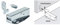 x1 Tutch Latch Automatic Spring Catch for Press to Open Cupboard Doors and Loft Attic Hatches, Bright Galvanised Steel, Counterpiece + Catch