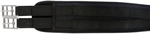 Kerbl 3211580 Sattelgurt mit Memory-Schaum, Schwarz, 110cm Länge