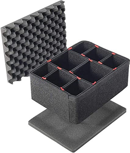 Peli 1500 TrekPak Trennwandset, Original Protector Case Zubehör, Kompatibel 1500, Farbe: Schwarz, Passend Case 1500, 015000-5050-110E