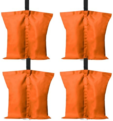 ABCCANOPY Gewichte Tasche Beingewichte für Pop-Up-Zelt, Terrassenschirm, Outdoor-Möbel, Orange