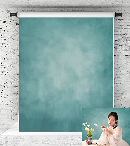 Kate 1.5x2.2m Cyan Portrait Hintergrund Cyan Textur Hintergrund Mikrofaser Studio Requisiten Foto Backdrops
