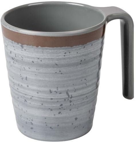 Bo-Camp Halo Tasse, 400ml, 4er-Set, grau
