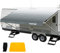 VEVOR Wohnmobil-Markise, Markisen-Ersatzstoff 433 x 240 cm, Grau Verblassender Wohnmobil-Markisen-Ersatz, 15 Unzen Vinylmaterial, Ersatz-Markise, Sonnenschutz & Wasserdichter Camper-Stoff