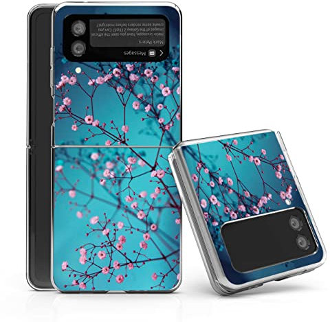 BCOV Galaxy Z Flip 4 5G Case, Plum Blossom Flower Anti-Scratch Solid Hard case Protective Shookproof Phone Cover For Samsung Galaxy Z Flip 4 5G
