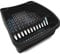 Large Dish Drainer Rack Kitchen Sink Draining Board Countertop Dish Cup Glass Plate Drying Draining Board with Cutlery Drainer Utensil Holder Plastic - 48 x 39 x 11cm - Black