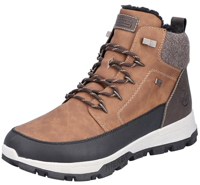 Rieker Herren Stiefel mit Warmfutter in braun