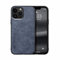 RKA Tech Case for iPhone 14 Pro Max 6.7-Inch, Premium Leather Magnetic Shockproof TPU Frame, Back Phone Cover, Anti-Fingerprint (Blue)