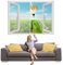 Magnet Fliegengitter Fenster Insektenschutz BalkonFenster Magnetvorhang Fenstervorhang Vorhang 90x115 cm für TerrassenFenster KellerFenster SchiebeFenster, Küche, Schlafzimmer, Hof - Weiß Z