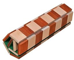 Tablero de juego de ajedrez de viaje enrollable de madera maciza con incrustaciones de 12 pulgadas en madera de palisandro – cuadrado de 39 mm – Tablero de ajedrez de madera premium