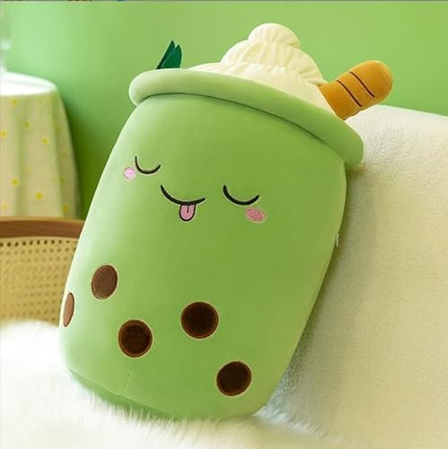HENGBIRD Bubble Tea Plüschkissen, 25cm Boba Tea ilchtee Tasse Plüschkissen Weich Kuscheltier Kissen für Männer Frauen Weihnachten, Geburtstag (B)