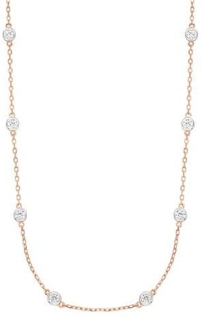 NANA KAY Halskette Tiny Gems Lynette (Rosé)
