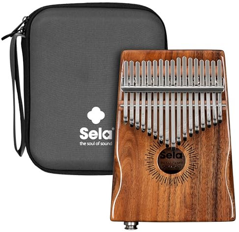 Sela Kalimba 17 Koa Hollow with Pickup